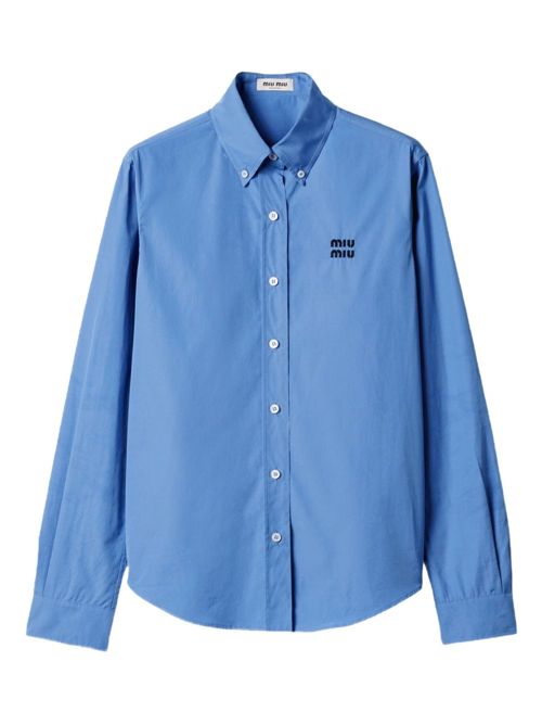 Camicia con logo MIU MIU | MK194810RGF0237